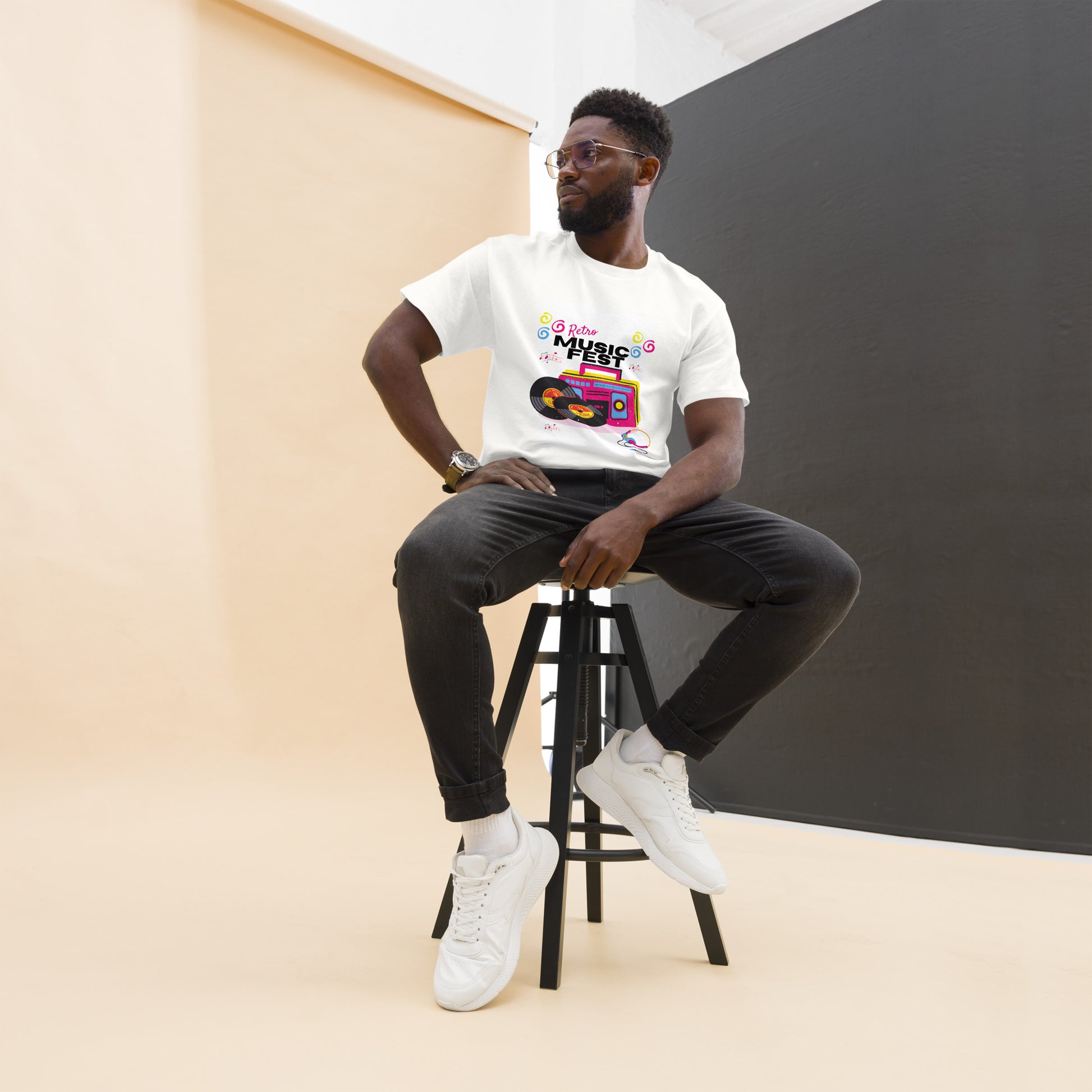 Retro Music Fest - Unisex classic tee