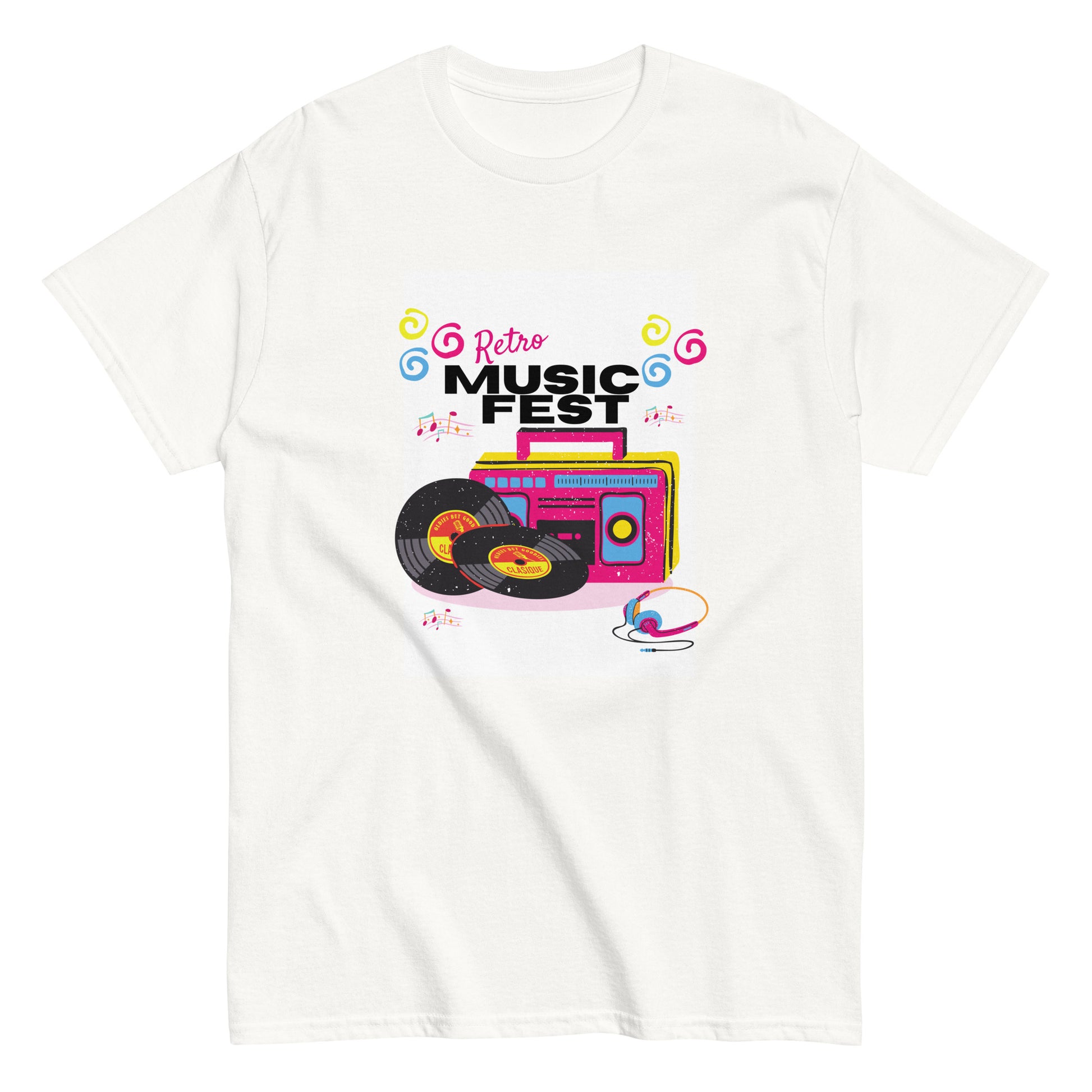 Retro Music Fest - Unisex classic tee