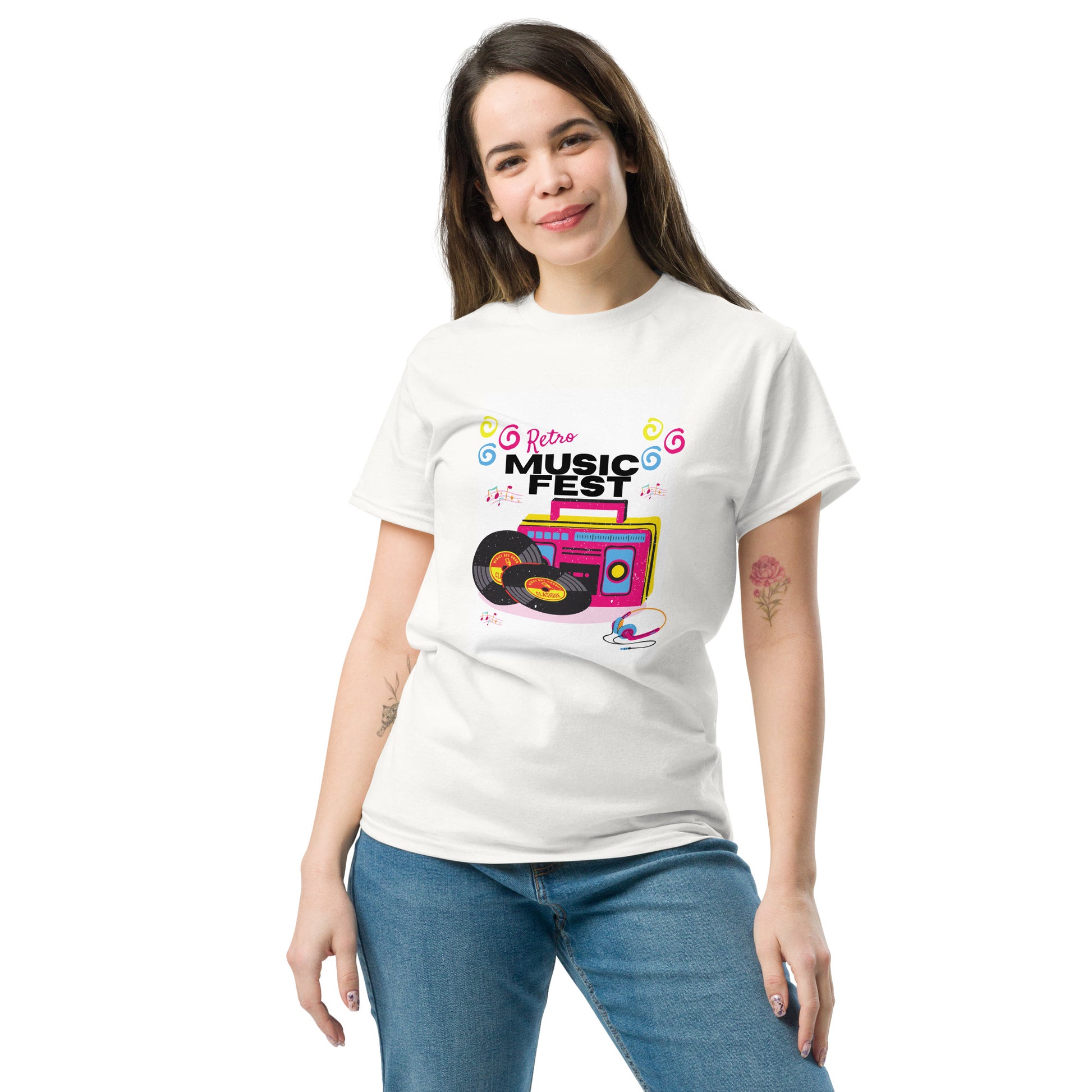 Retro Music Fest - Unisex classic tee