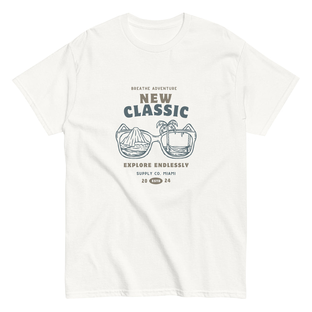 Breathe Adventure, Explore Endlessly - Unisex classic tee