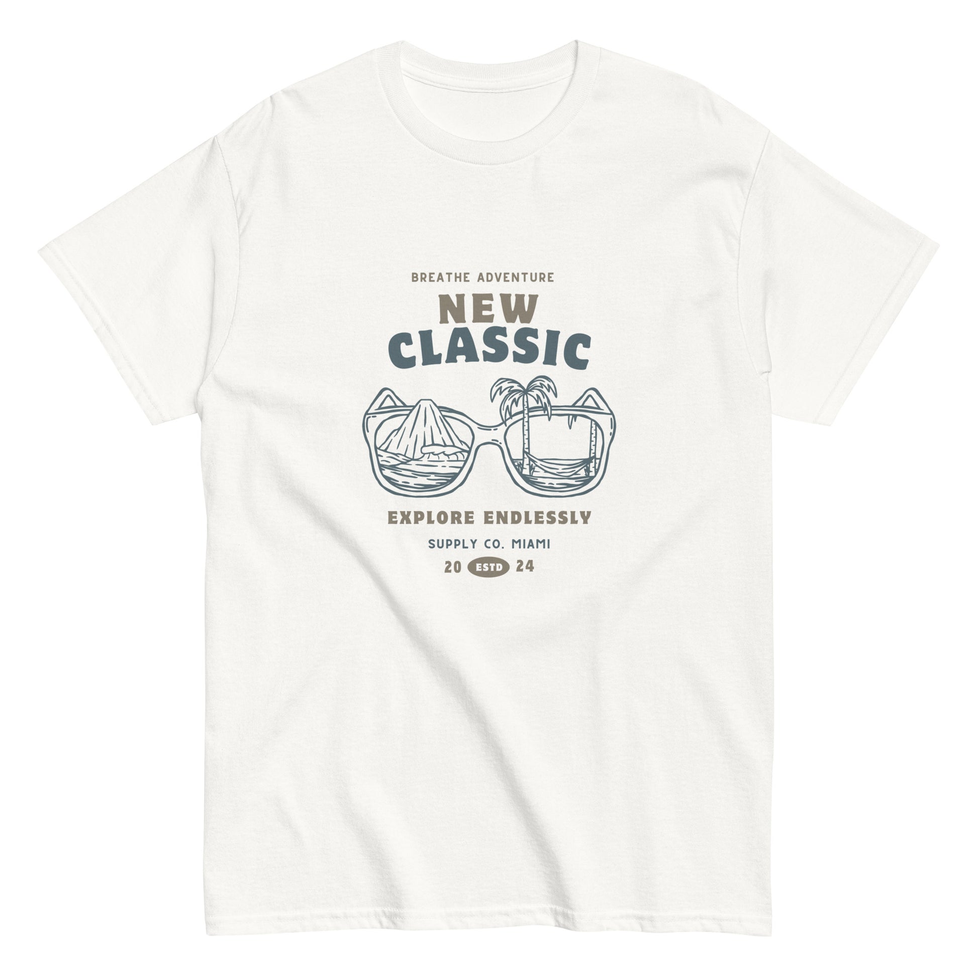 Breathe Adventure, Explore Endlessly - Unisex classic tee