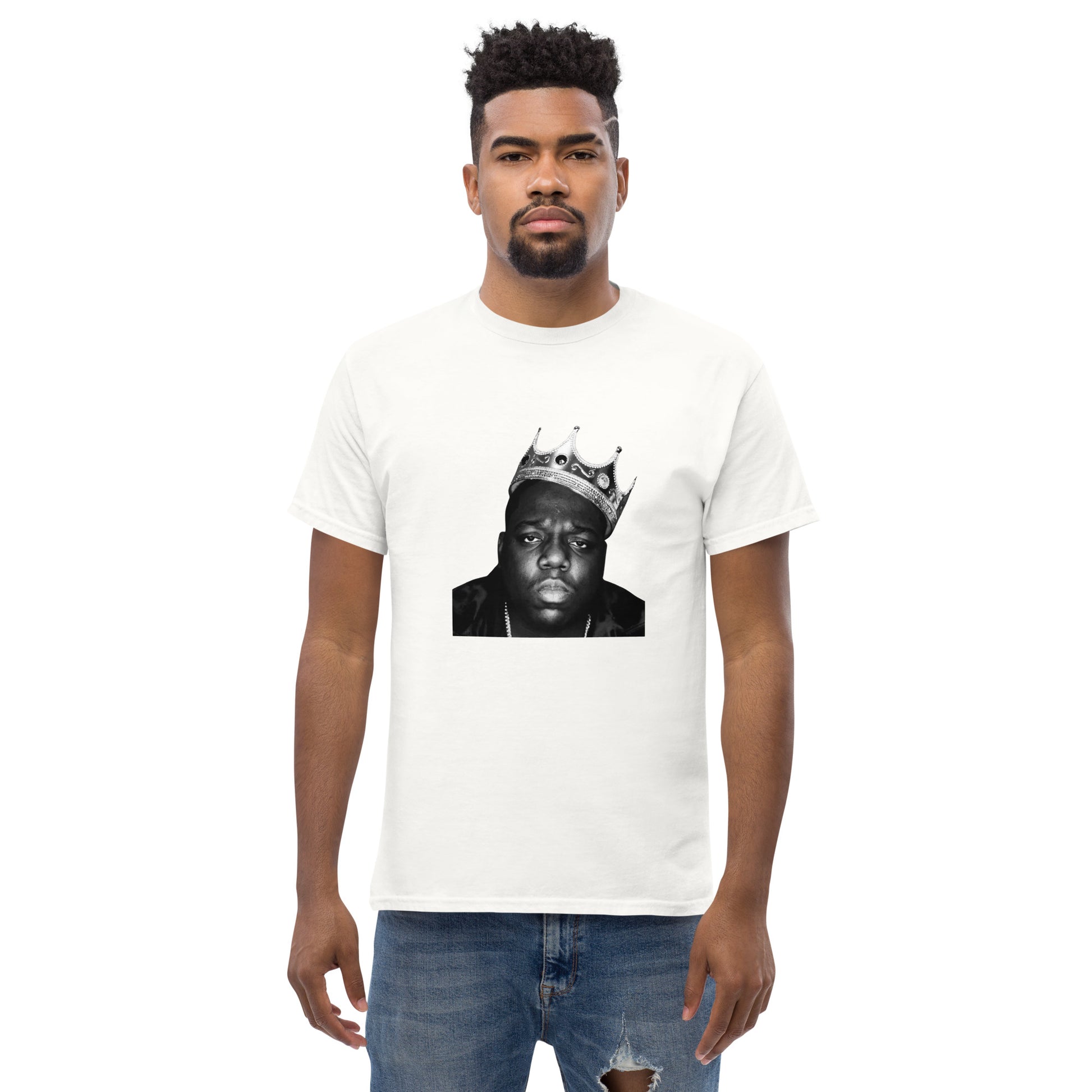 Biggie Smalls Notorious B.I.G. BW Crown Face Hip Hop Rapper Music Unisex T-Shirt