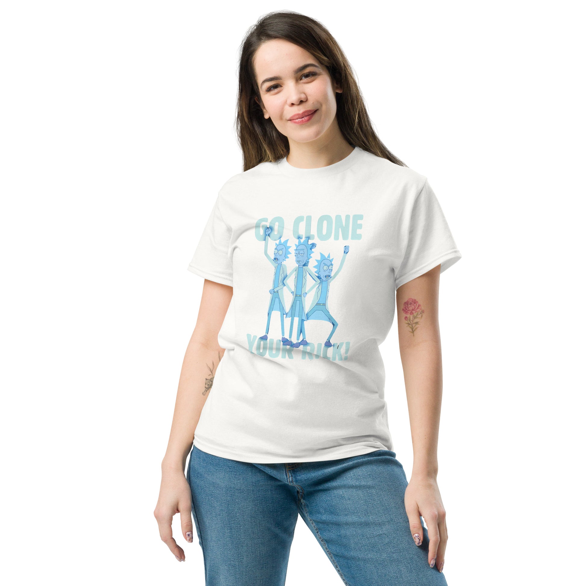 Go Clone Your Rick Top Cartoon Rick & Morty Fan Unisex T-Shirt