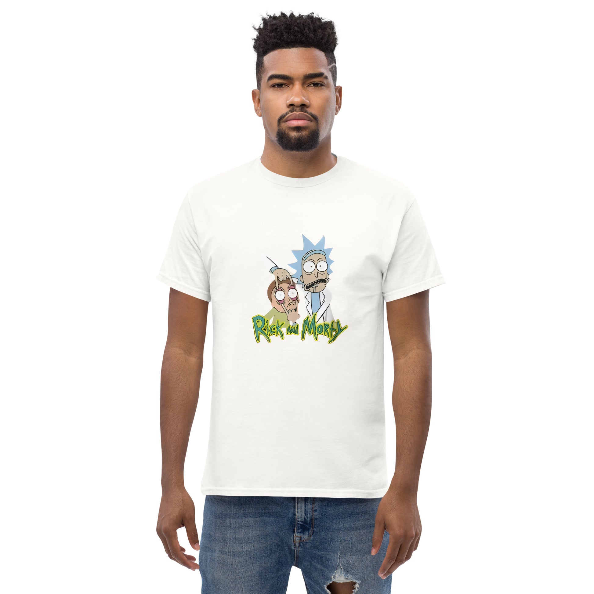 Ricky Funny Caption Rick & Morty Design Unisex T-Shirt Rick It Funny