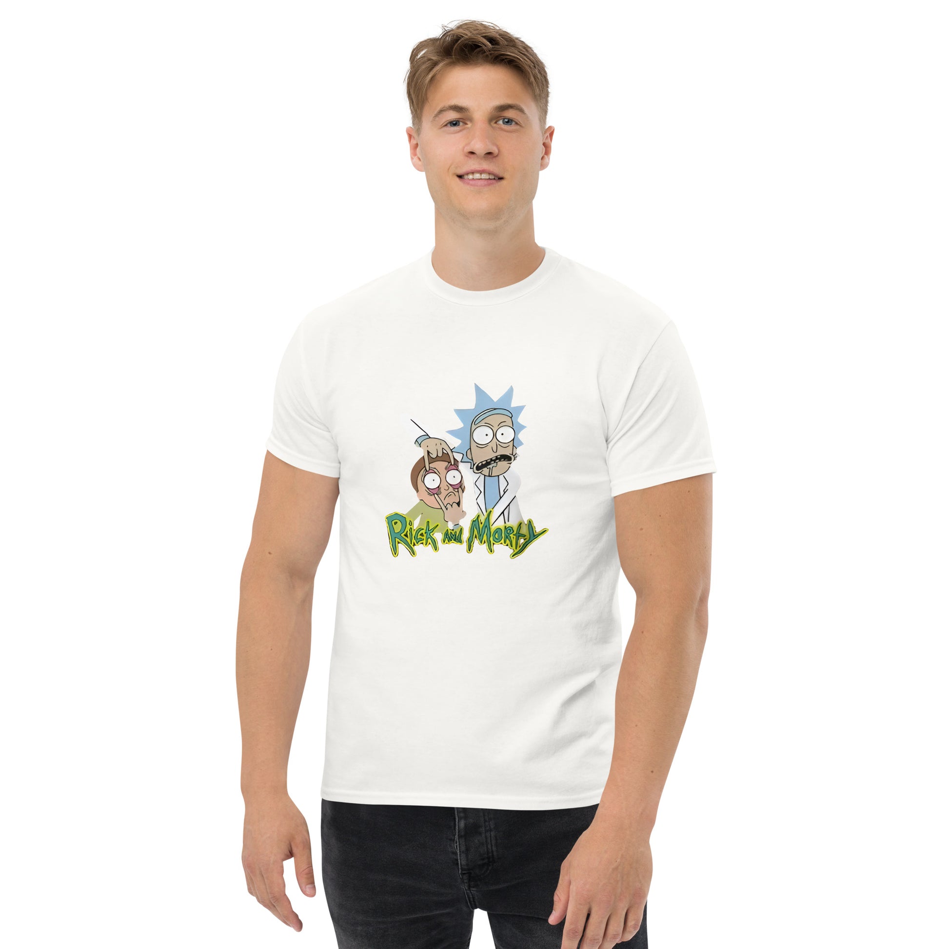Ricky Funny Caption Rick & Morty Design Unisex T-Shirt Rick It Funny