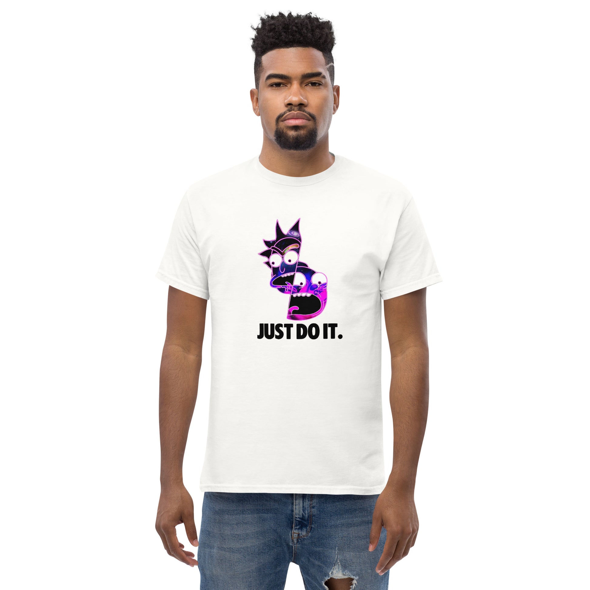 Rick & Morty Just Do It Funny Top Cartoon Fan Unisex T-Shirt