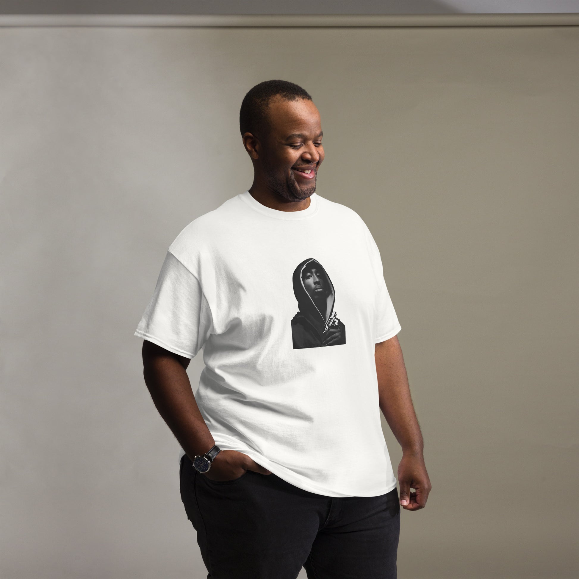 Tupac Shakur T-Shirt Hip Hop American Rapper 2Pac Adults Fan Tee Top