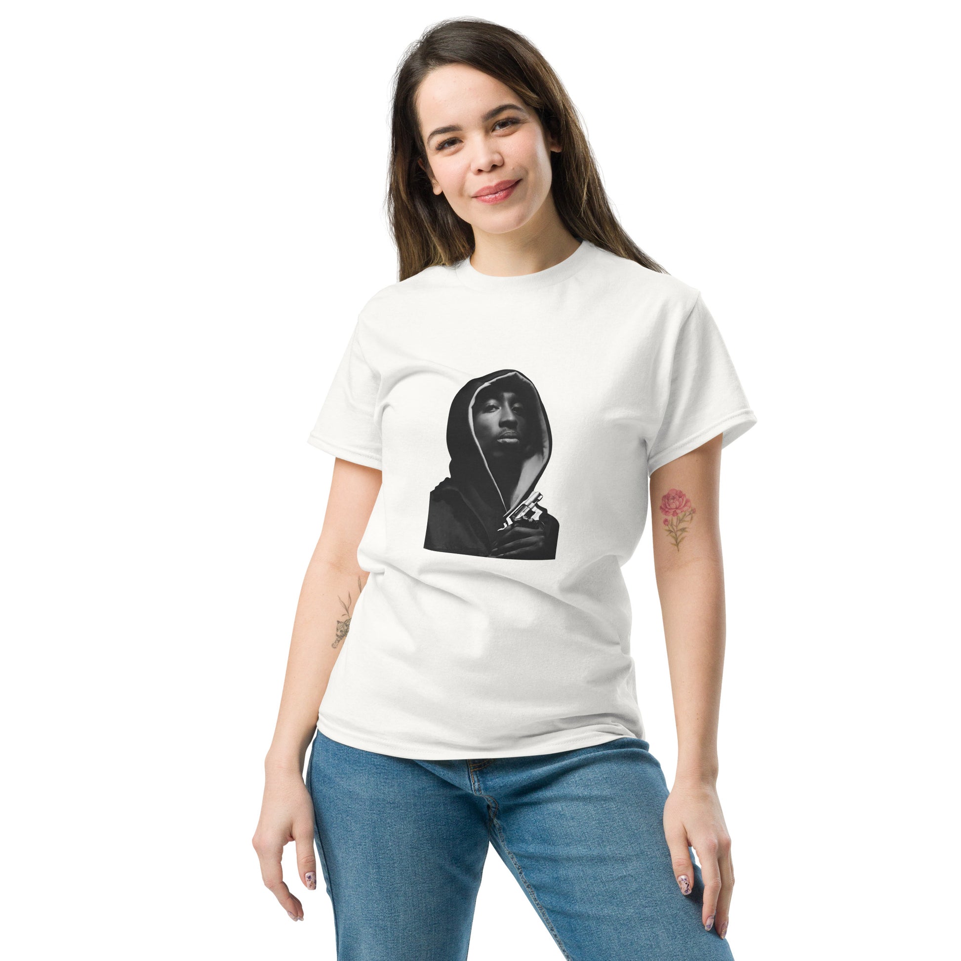 Tupac Shakur T-Shirt Hip Hop American Rapper 2Pac Adults Fan Tee Top