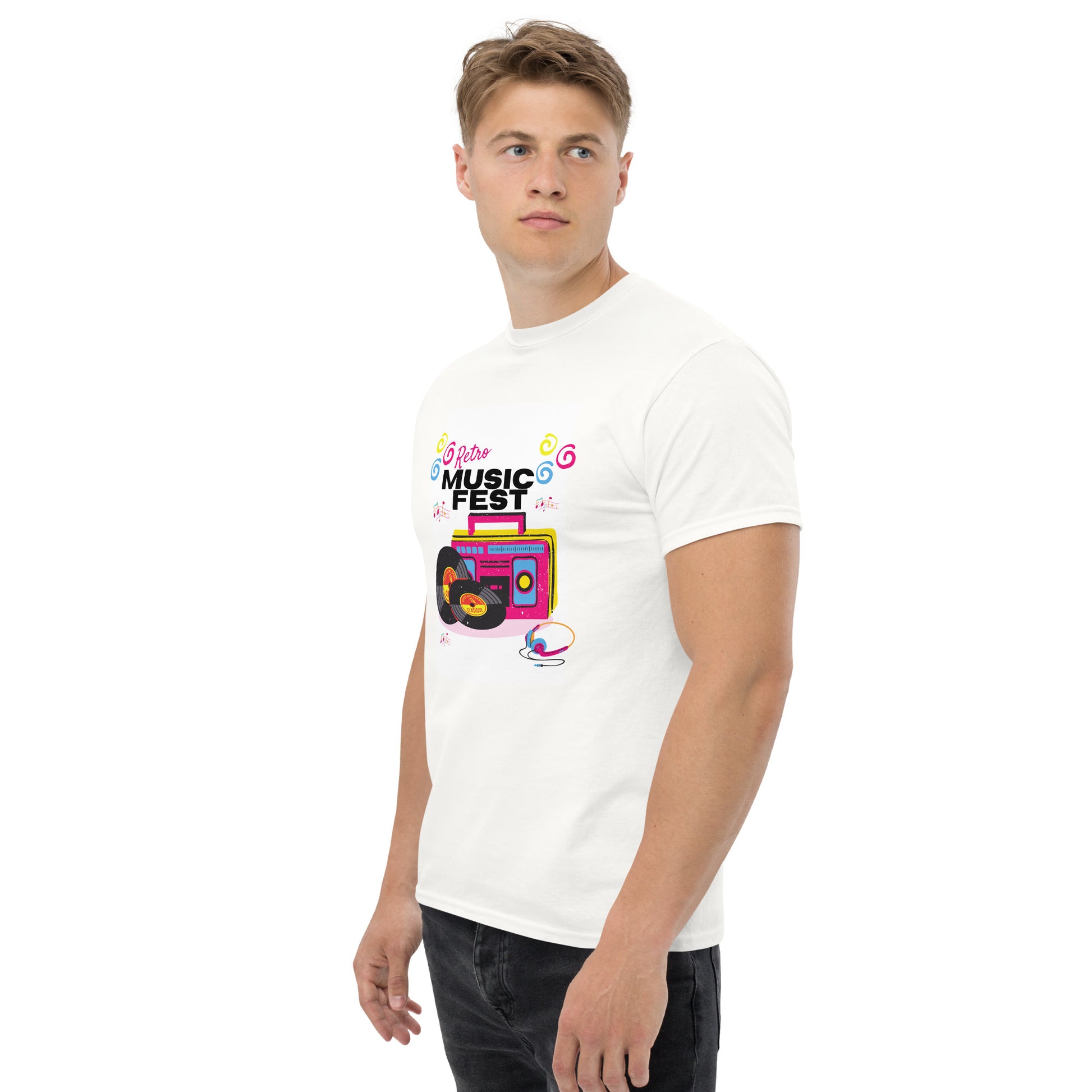 Retro Music Fest - Unisex classic tee