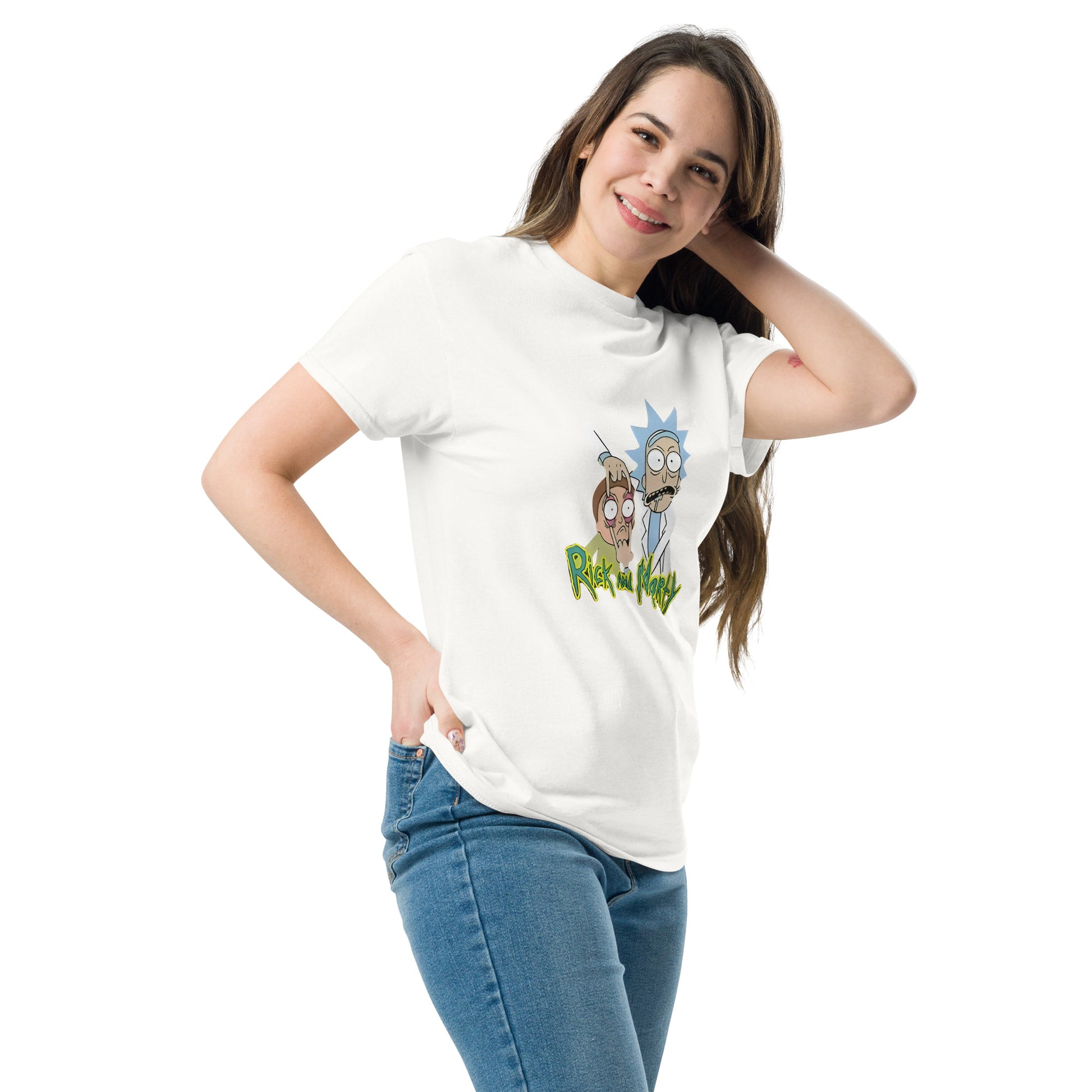 Ricky Funny Caption Rick & Morty Design Unisex T-Shirt Rick It Funny