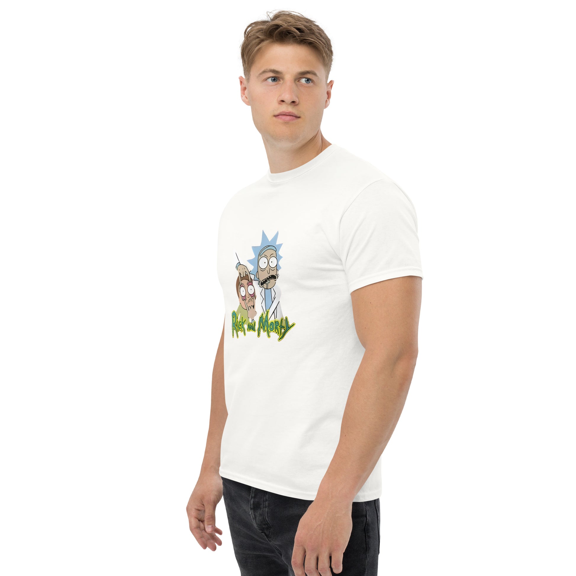 Ricky Funny Caption Rick & Morty Design Unisex T-Shirt Rick It Funny
