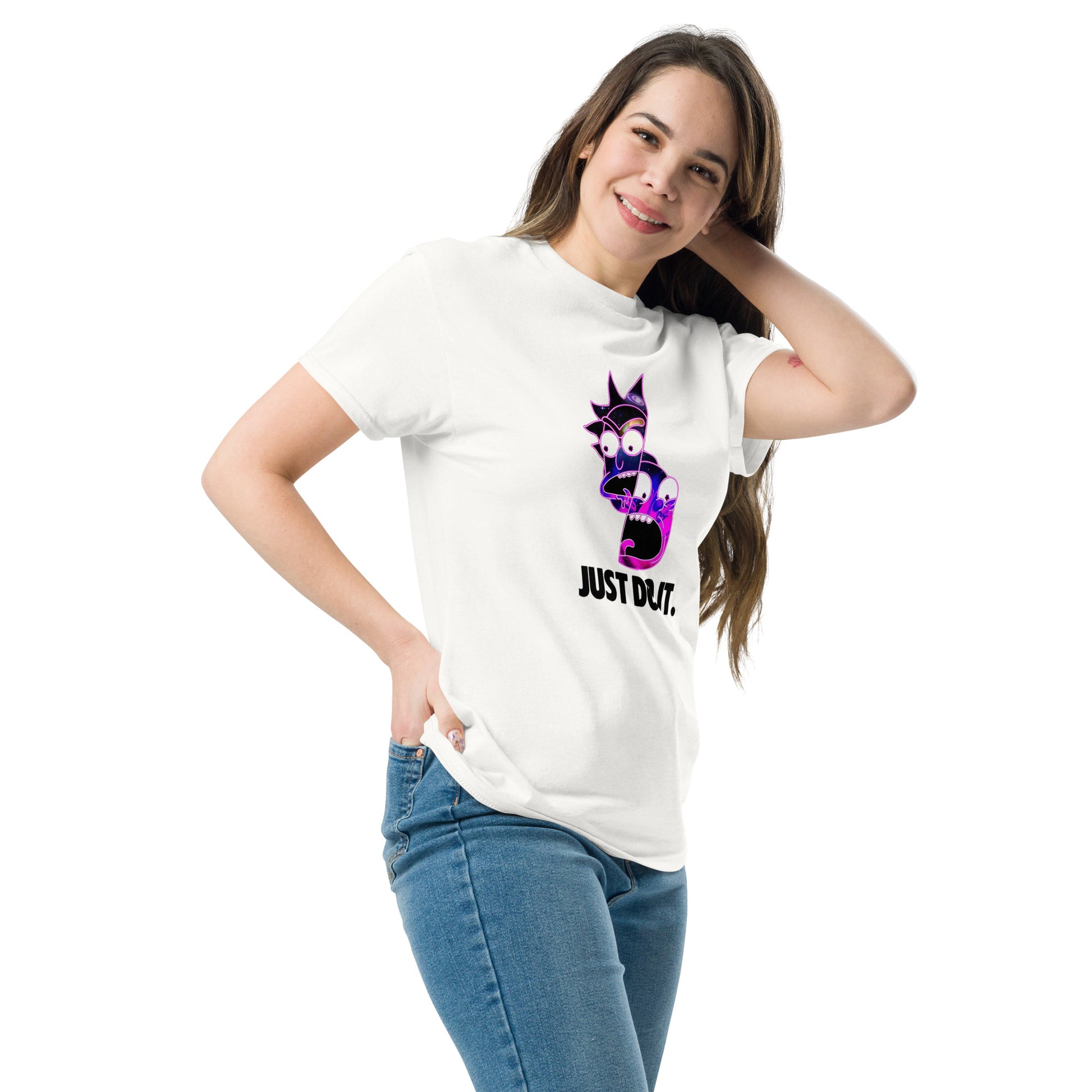 Rick & Morty Just Do It Funny Top Cartoon Fan Unisex T-Shirt