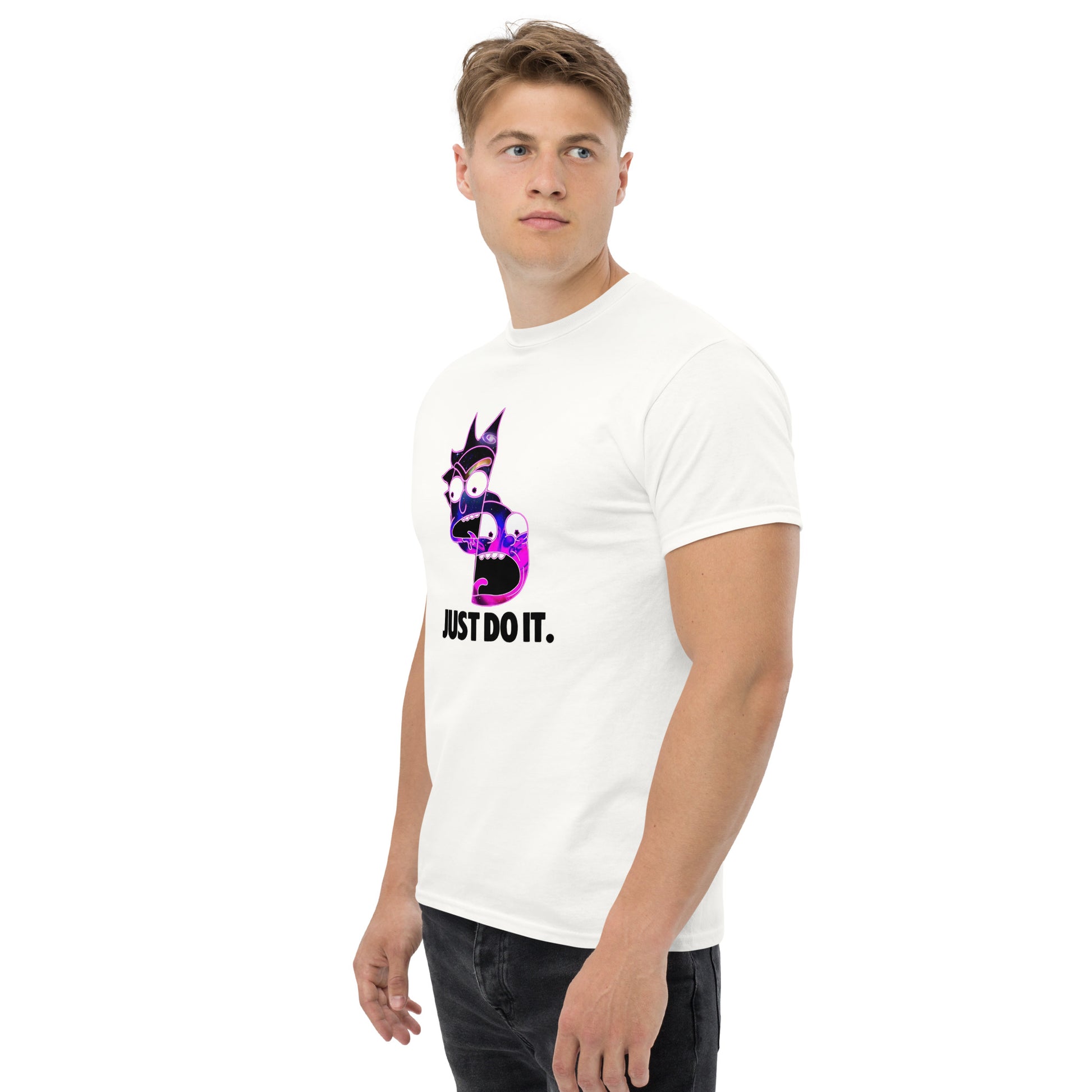 Rick & Morty Just Do It Funny Top Cartoon Fan Unisex T-Shirt