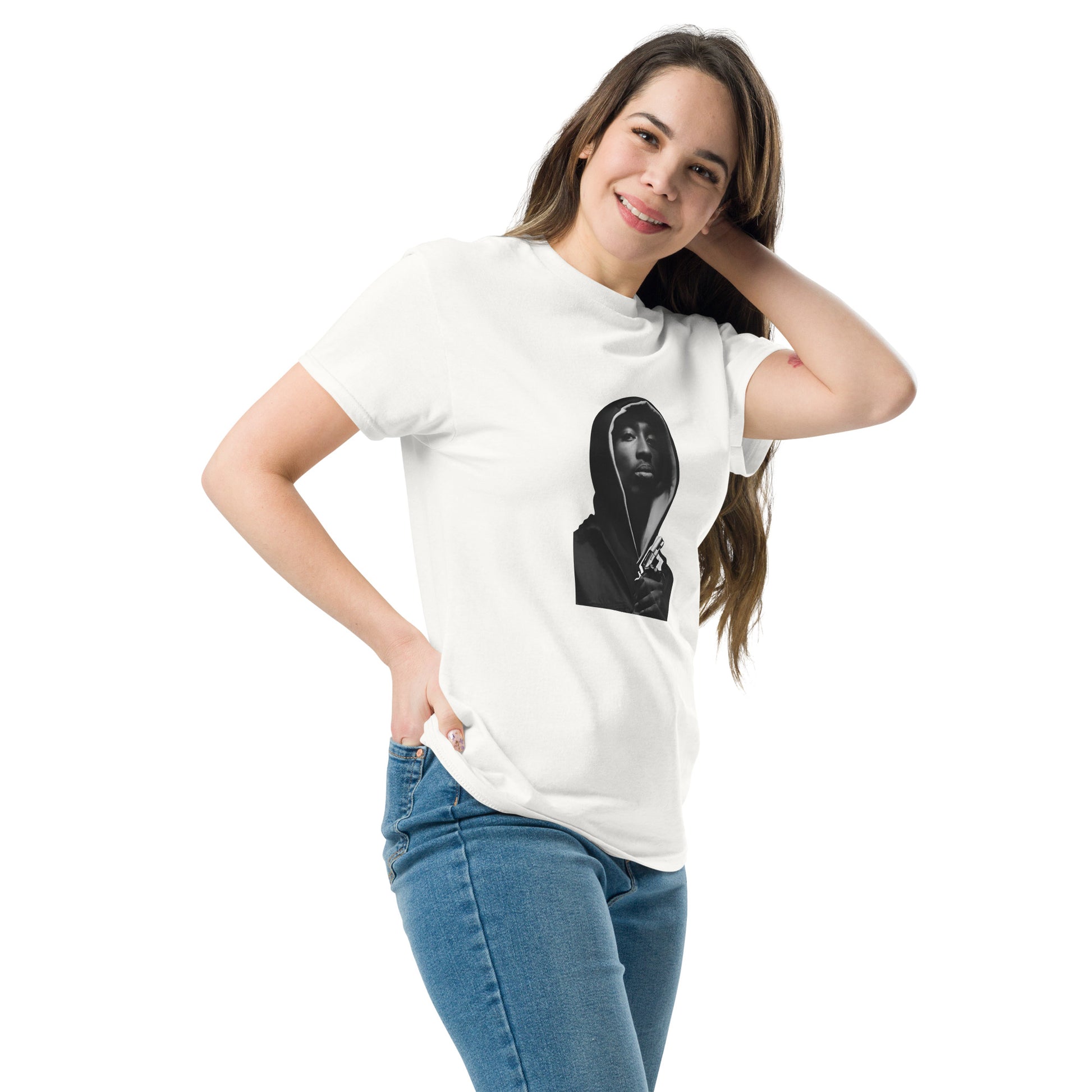 Tupac Shakur T-Shirt Hip Hop American Rapper 2Pac Adults Fan Tee Top