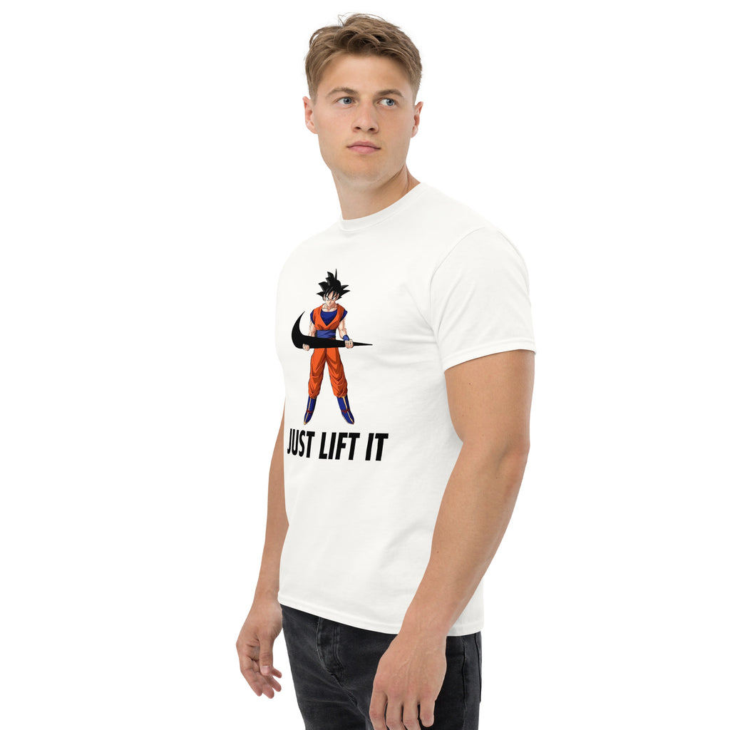 Just Lift It Dragon Super Anime Ball Goku Workout Motivation T-Shirt