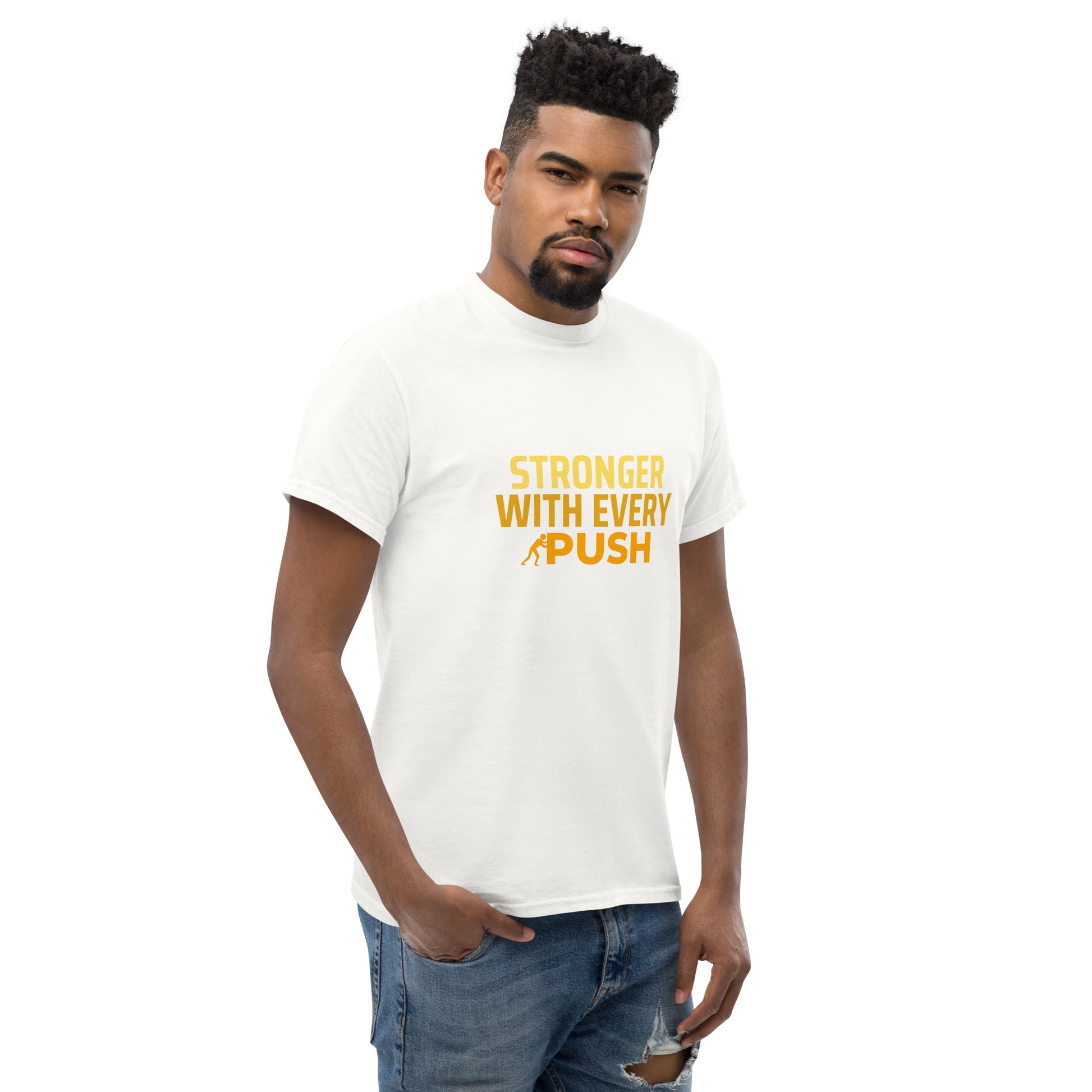 Stronger With Every Push - Unisex classic tee