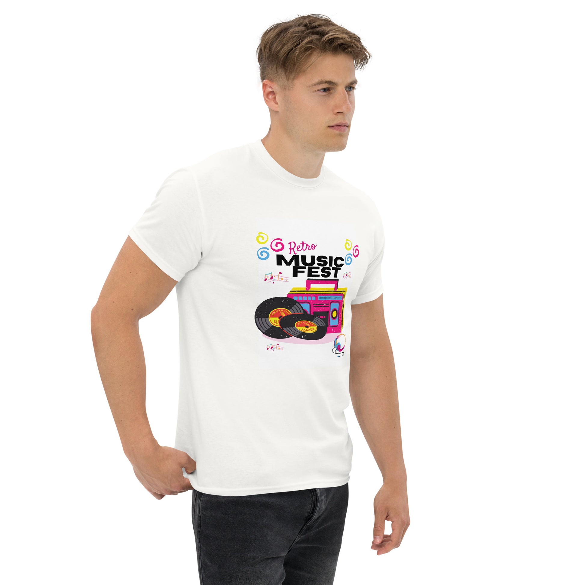 Retro Music Fest - Unisex classic tee