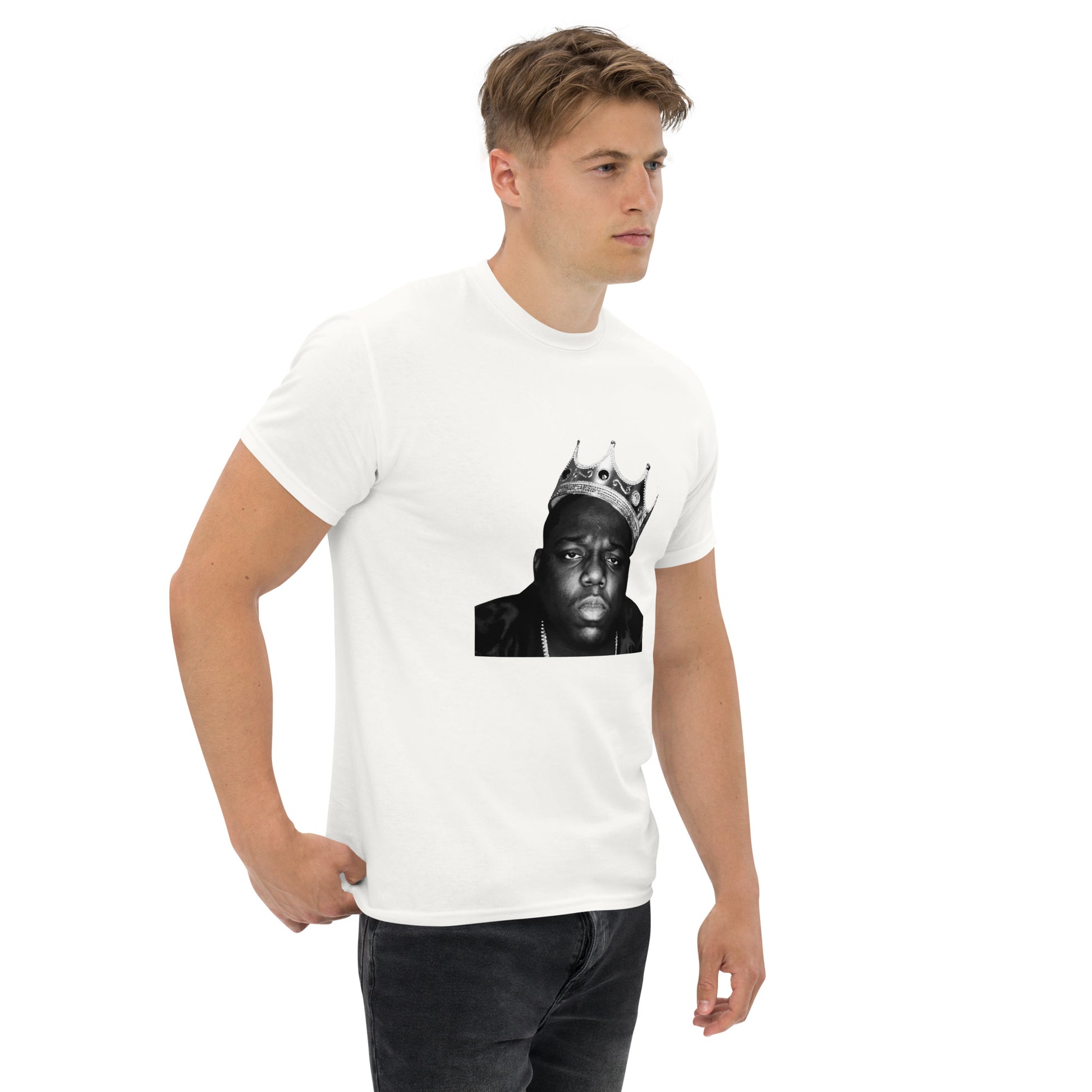 Biggie Smalls Notorious B.I.G. BW Crown Face Hip Hop Rapper Music Unisex T-Shirt