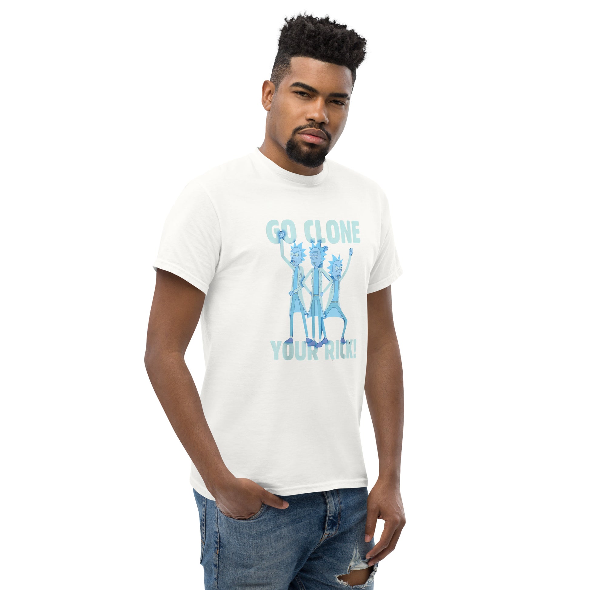 Go Clone Your Rick Top Cartoon Rick & Morty Fan Unisex T-Shirt
