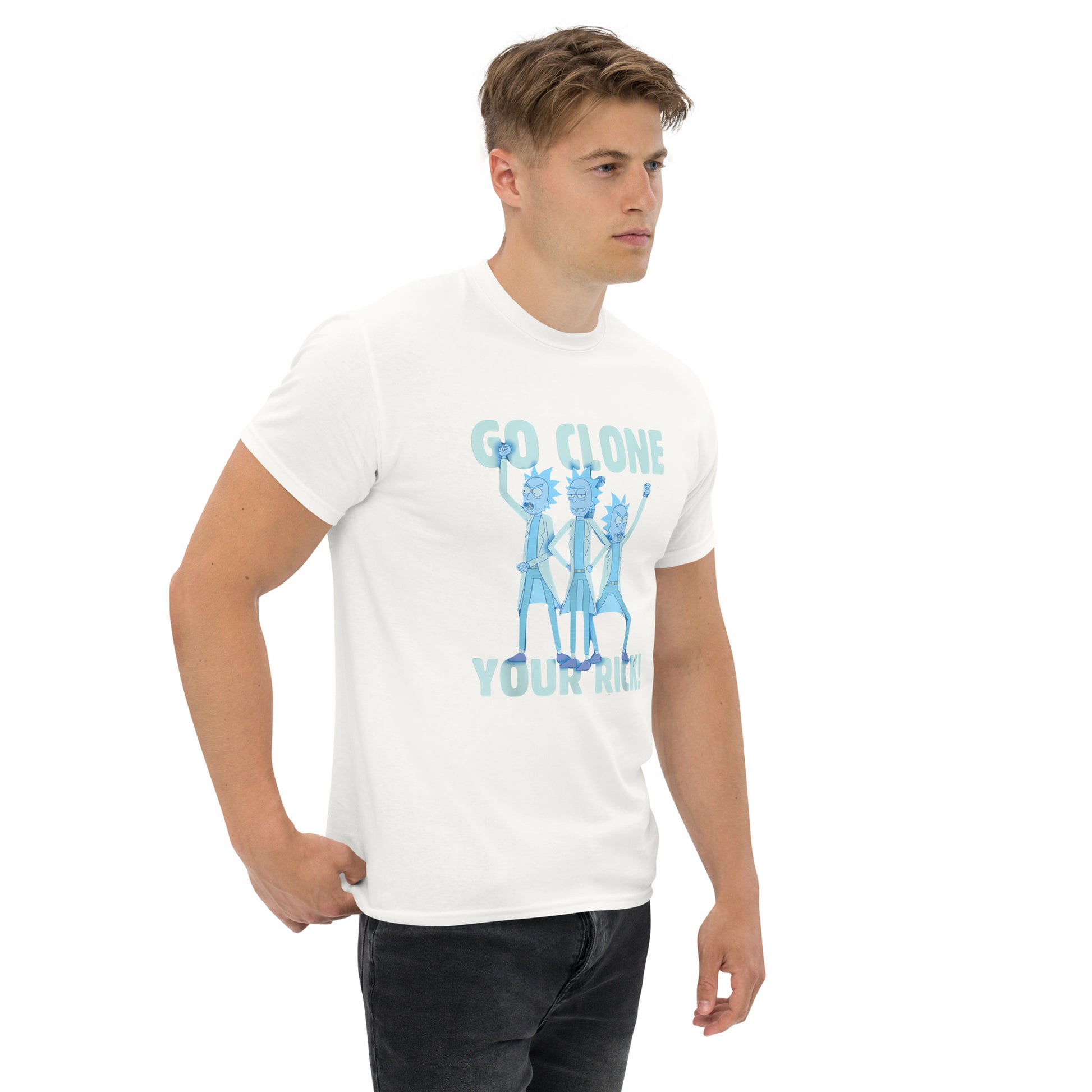 Go Clone Your Rick Top Cartoon Rick & Morty Fan Unisex T-Shirt