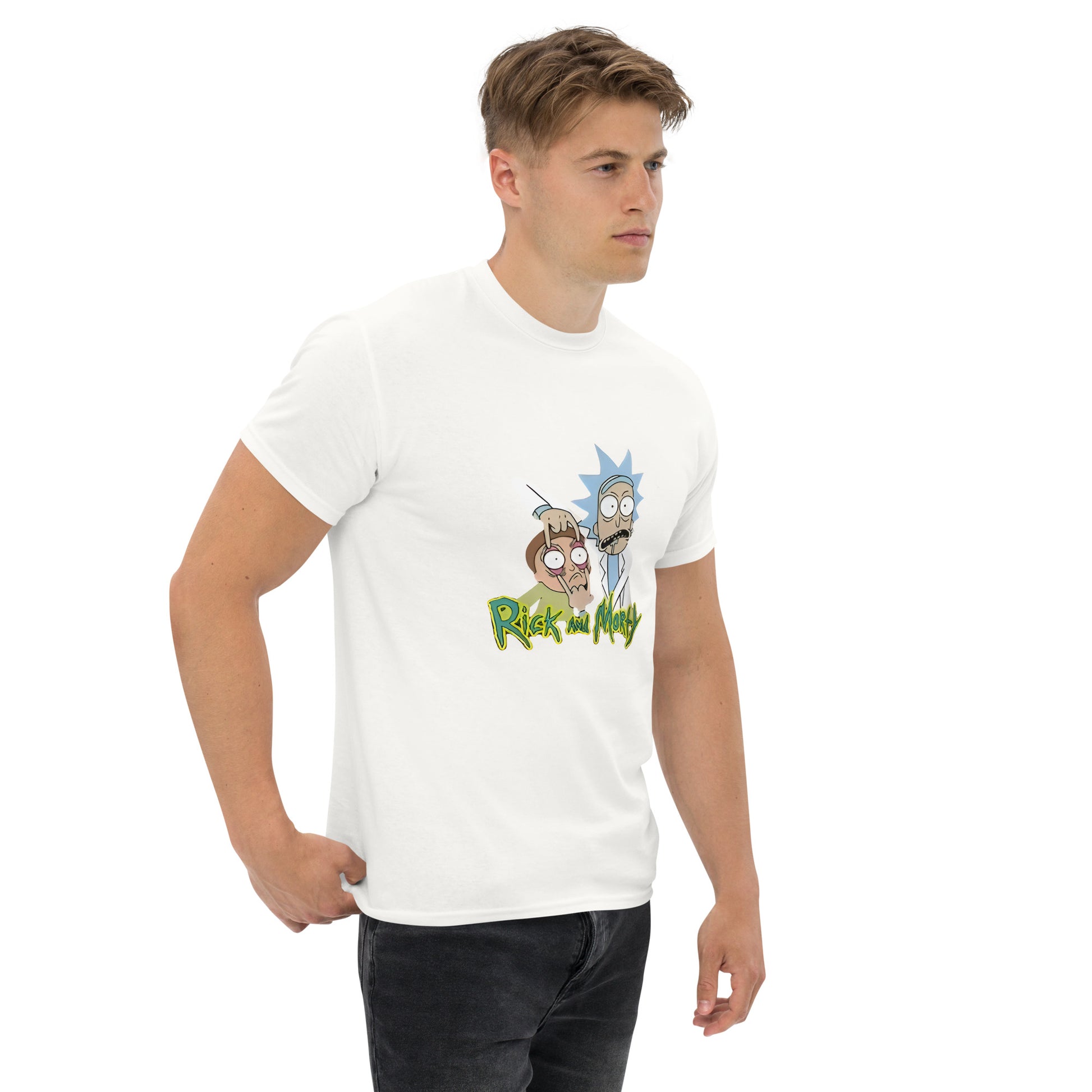 Ricky Funny Caption Rick & Morty Design Unisex T-Shirt Rick It Funny