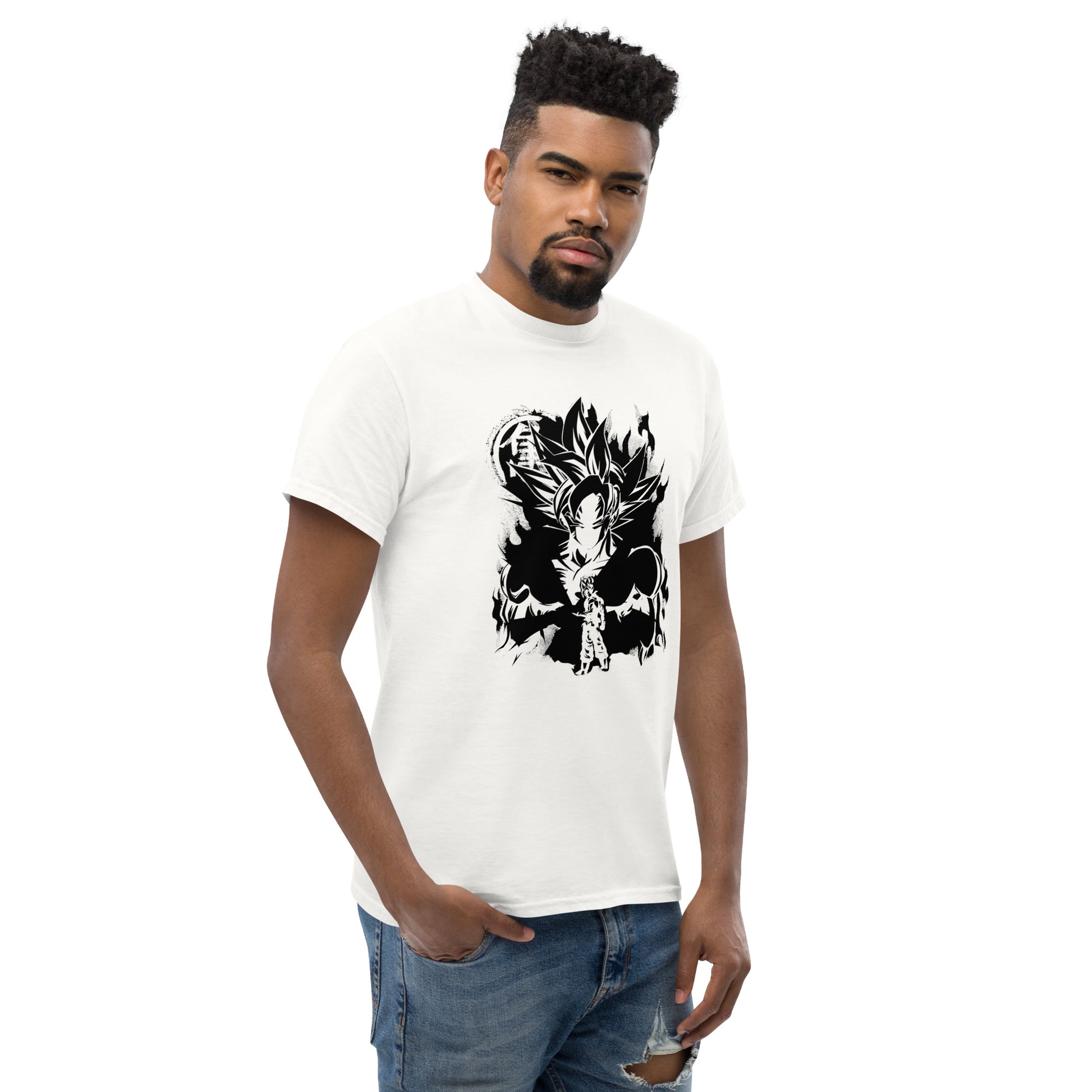 Dragon Anime Super Ball Anime Son Goku Ultra Instinct Top Cartoon T-Shirt