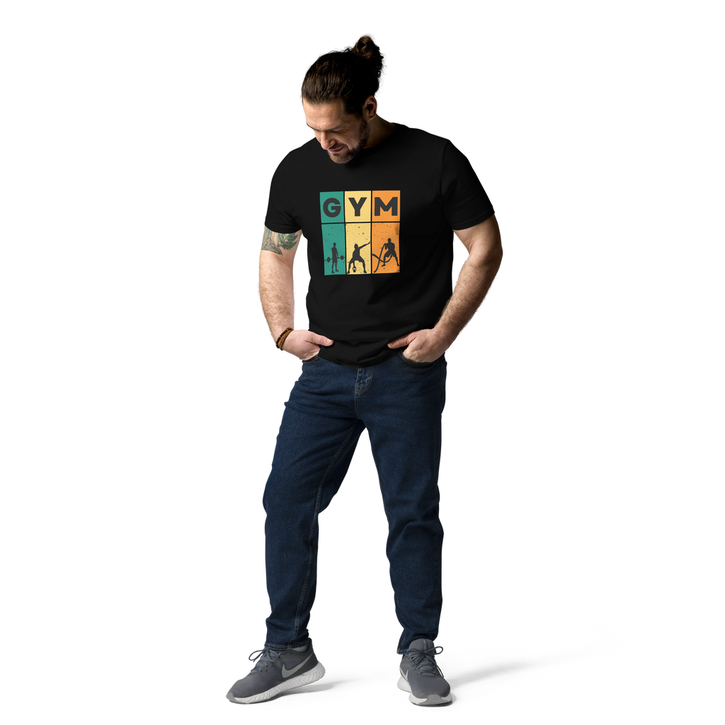 Cotton t-shirt GYM for Gym Junkies - Unisex classic tee