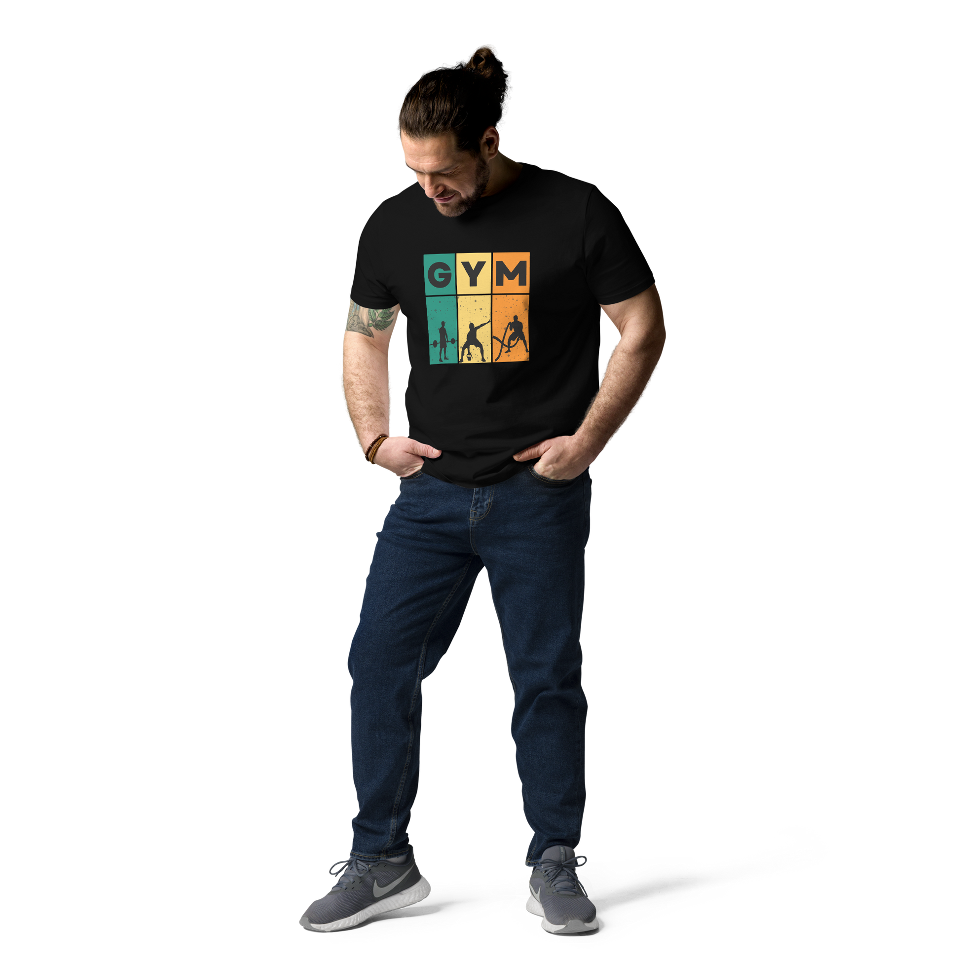 Cotton t-shirt GYM for Gym Junkies - Unisex classic tee
