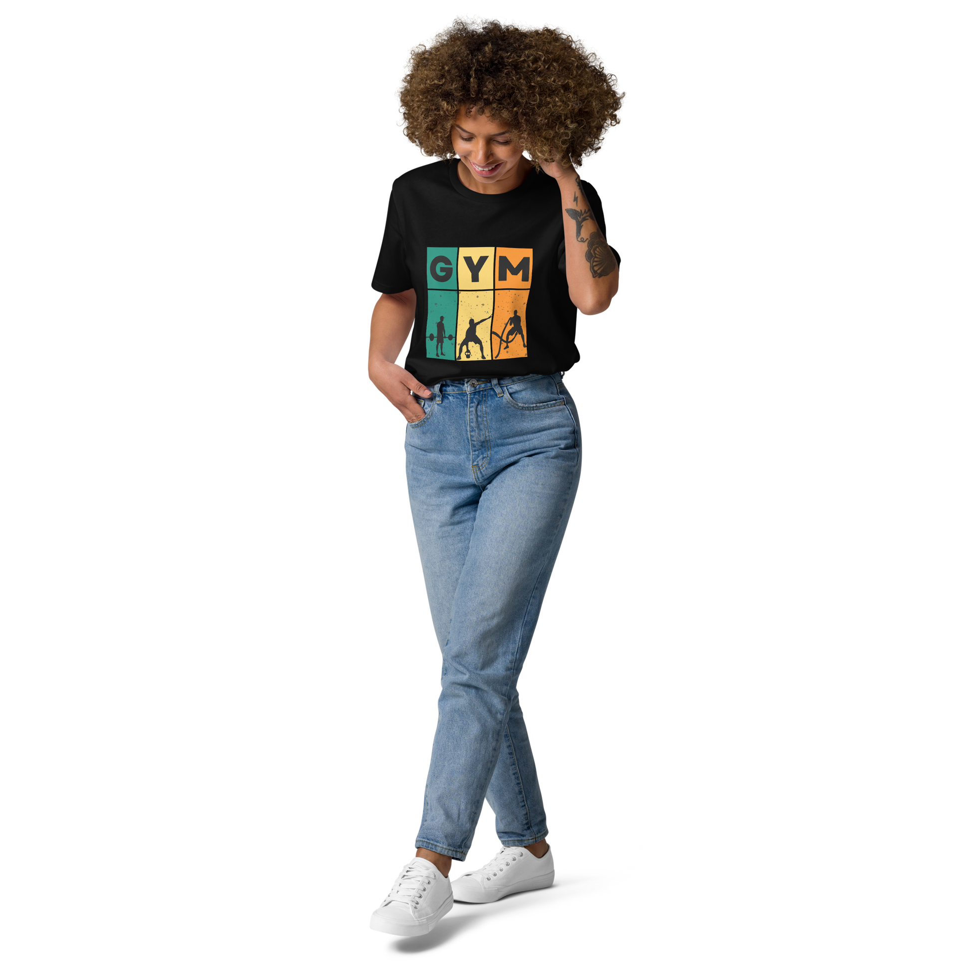 Cotton t-shirt GYM for Gym Junkies - Unisex classic tee