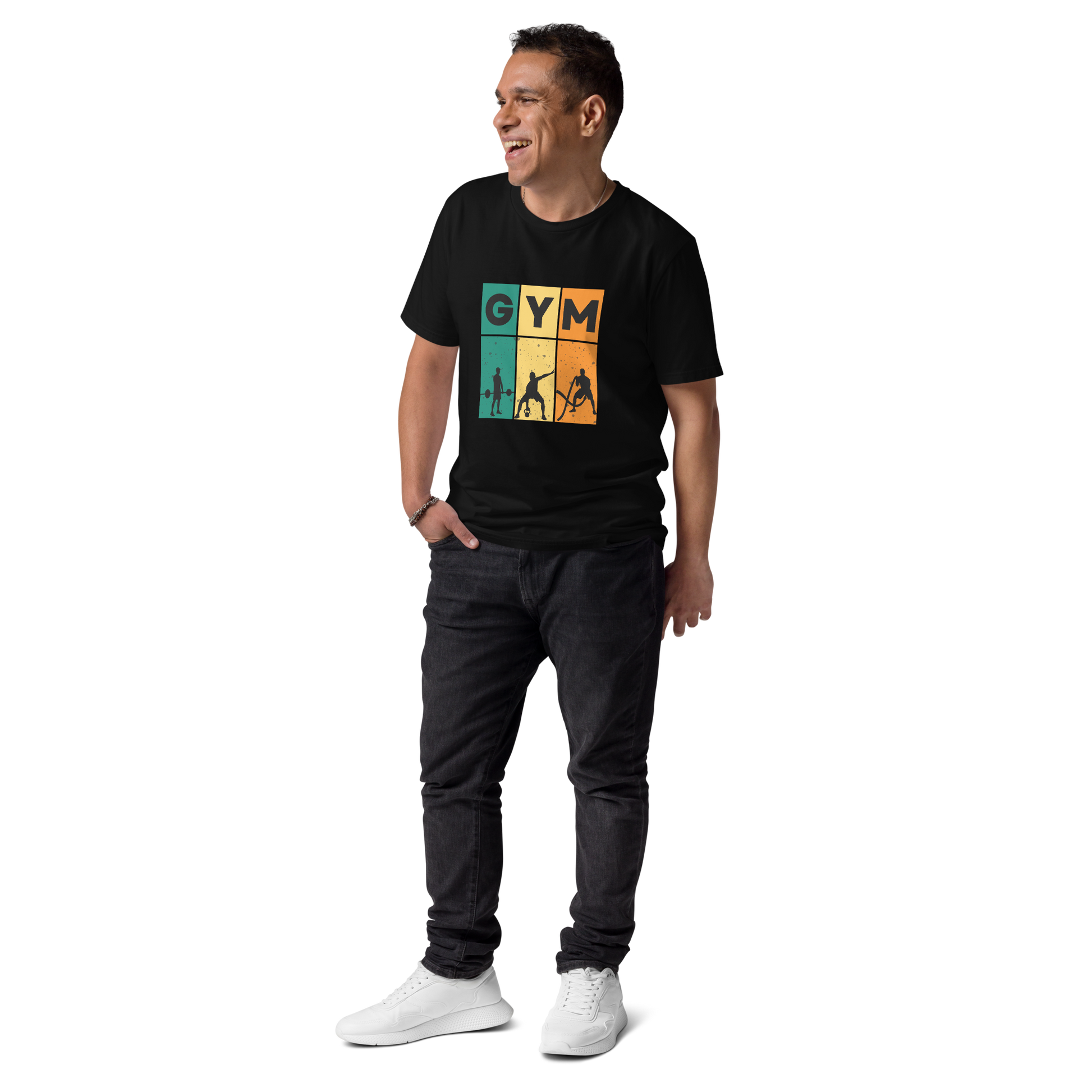 Cotton t-shirt GYM for Gym Junkies - Unisex classic tee