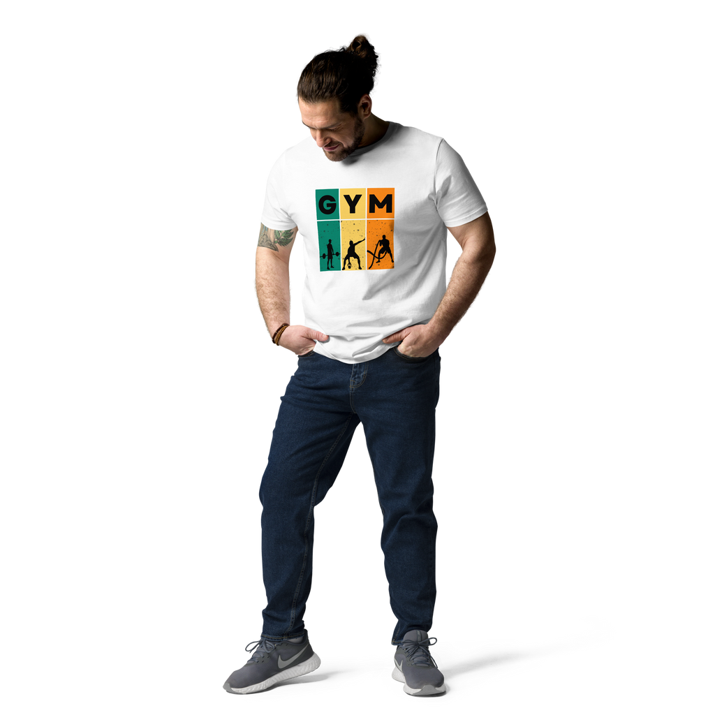 Cotton t-shirt GYM for Gym Junkies - Unisex classic tee