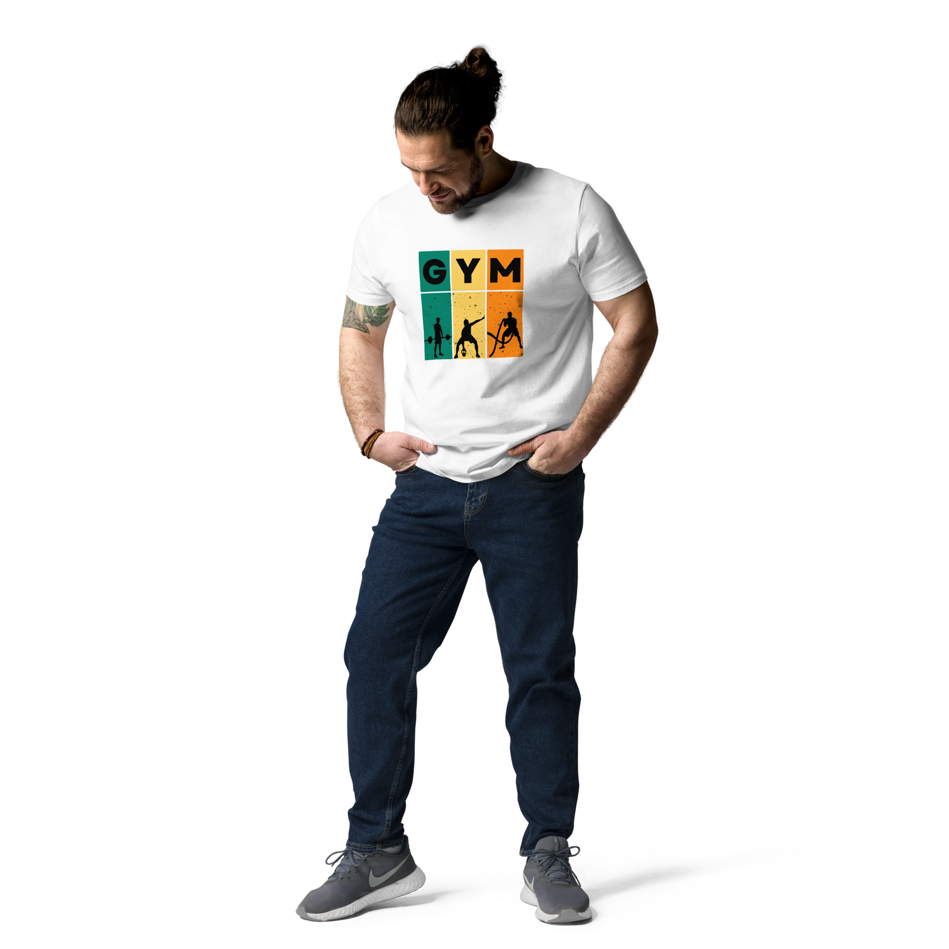 Cotton t-shirt GYM for Gym Junkies - Unisex classic tee