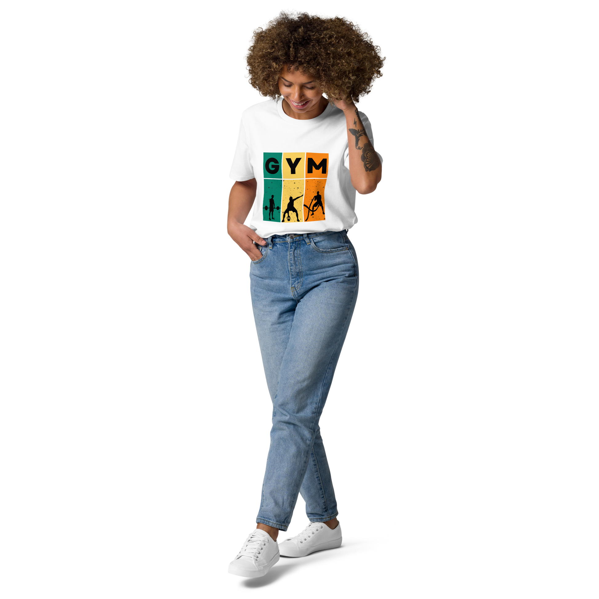 Cotton t-shirt GYM for Gym Junkies - Unisex classic tee