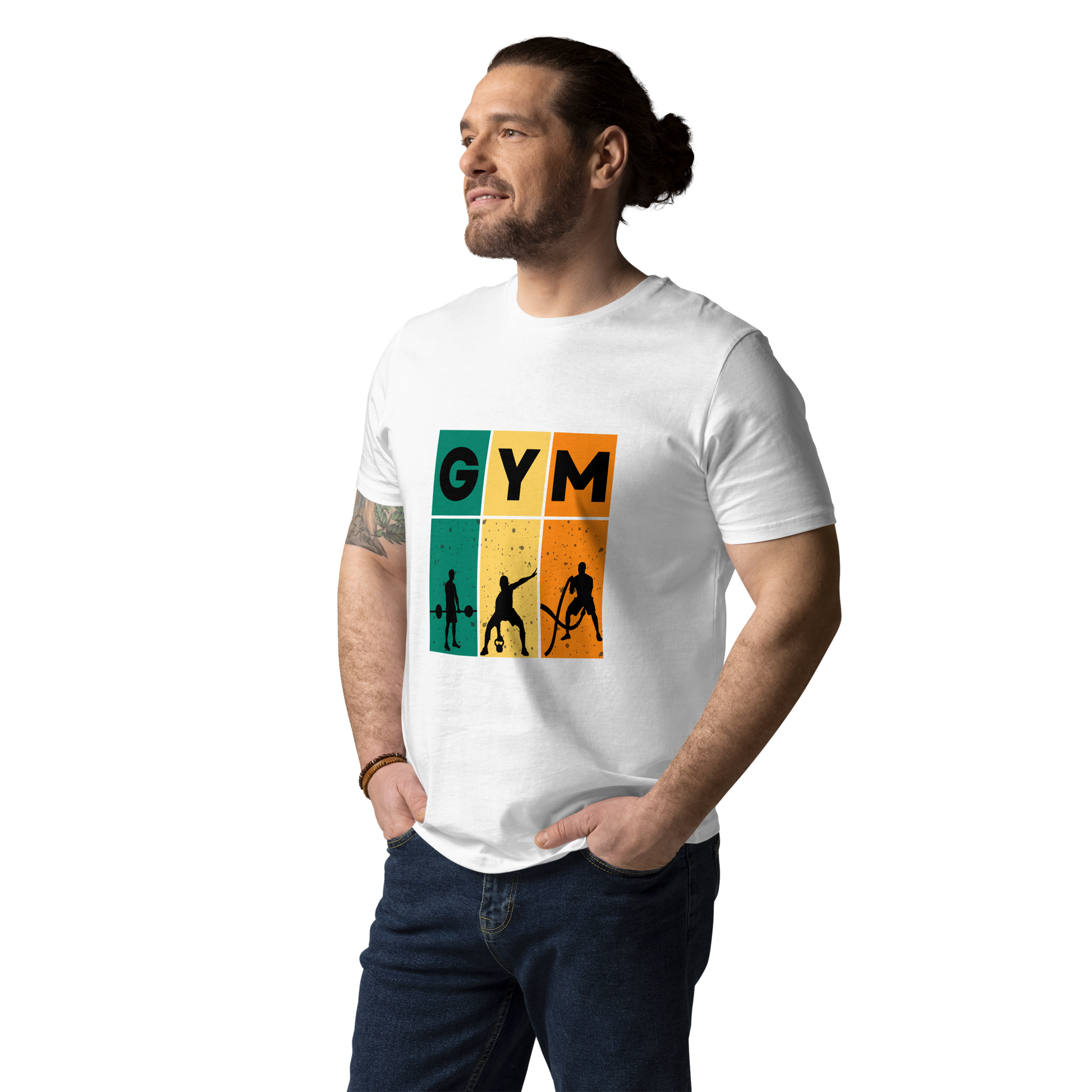 Cotton t-shirt GYM for Gym Junkies - Unisex classic tee