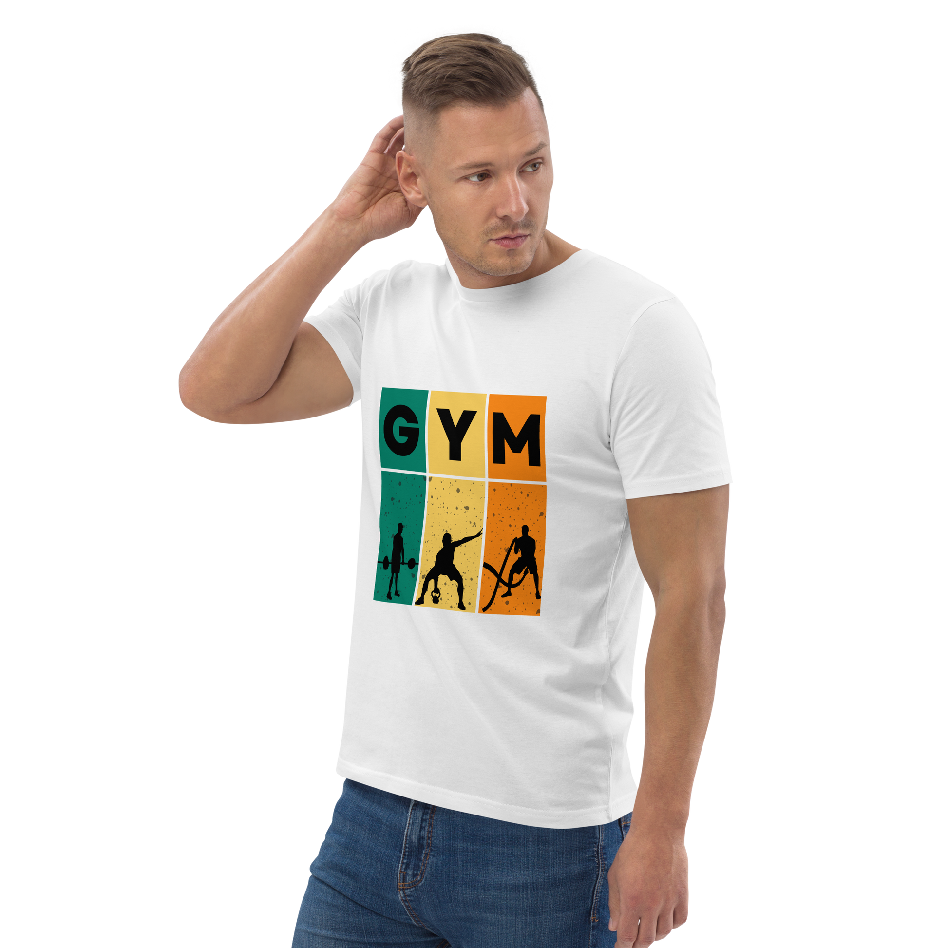 Cotton t-shirt GYM for Gym Junkies - Unisex classic tee